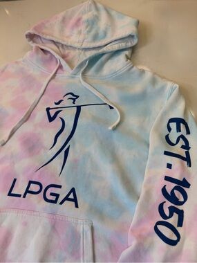 Michelle Wie West x LPGA #HoodieForGolf Tie Dye Hoodie Large SOLD OUT 2021